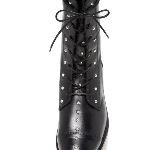 IRO like new, military studded lux leather boots - Picture 11 of 11